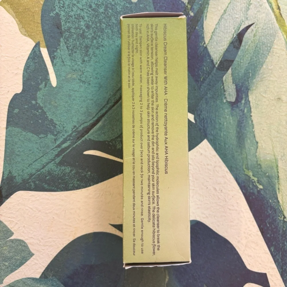 LA ROCCA Hibiscus Cream Cleanser AHA Vegan Paraben-Free Cruelty-Free Skincare